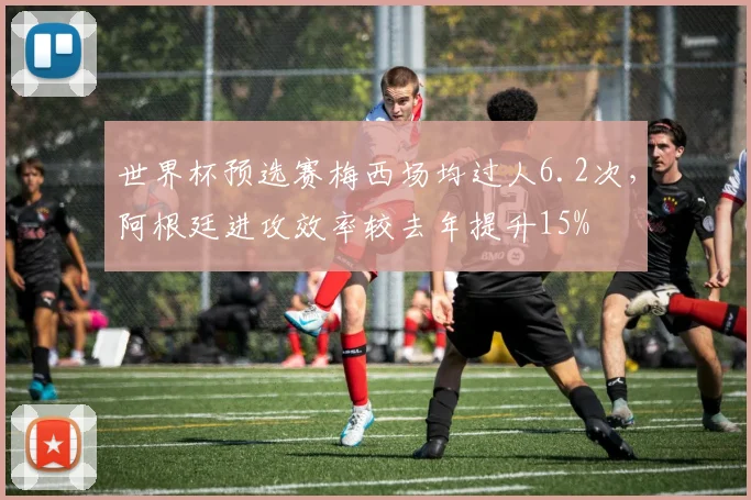 世界杯预选赛梅西场均过人6.2次，阿根廷进攻效率较去年提升15%