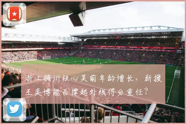 浙江稠州核心吴前年龄增长，新援王奕博能否撑起外线得分重任？