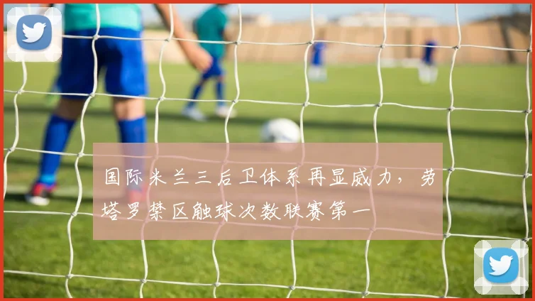 国际米兰三后卫体系再显威力，劳塔罗禁区触球次数联赛第一